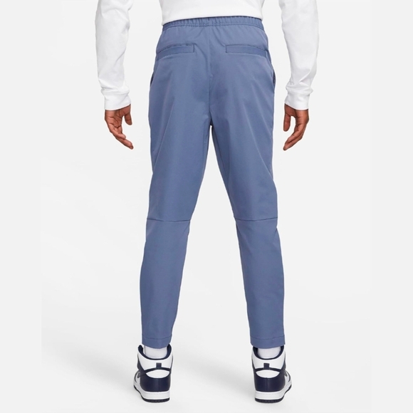 Nike Club Woven Tapered-Leg Pants Light Blue Medium Joggers Twill Streetwear Men - Picture 3 of 9